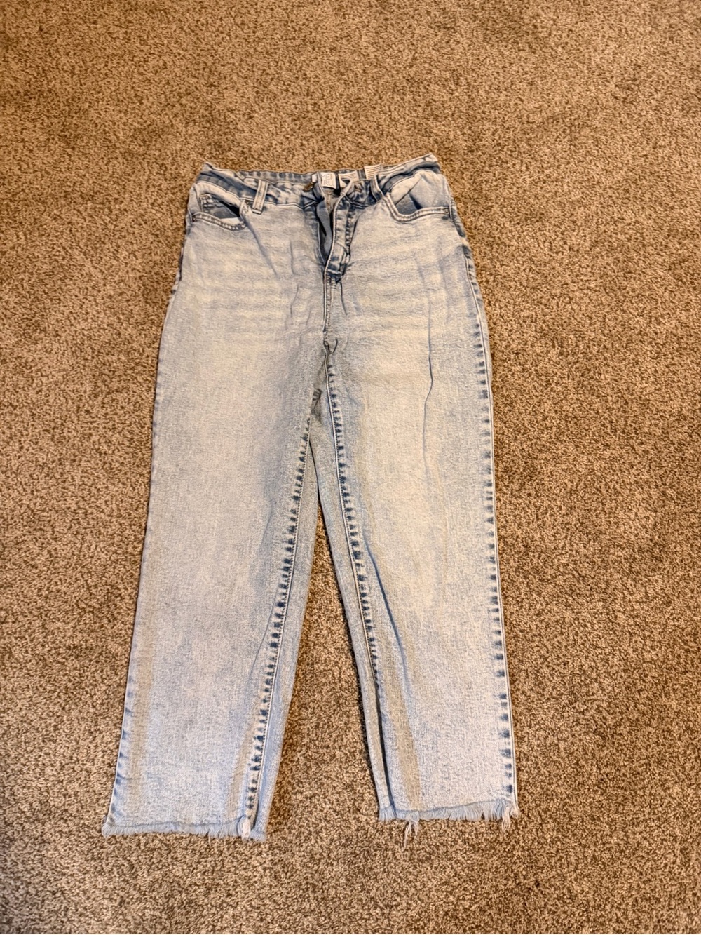 Time and Tru Light Blue High-Rise Straight Jeans